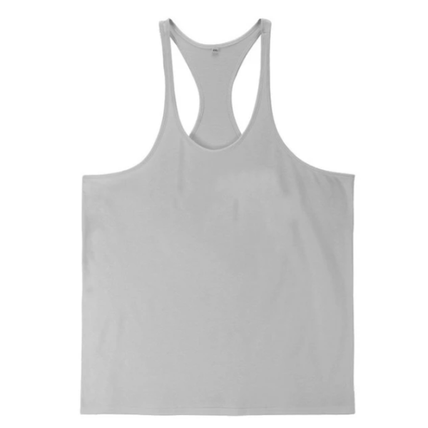 Wholesale Custom Logo Mens Tank Tops Fitness Wear Outwork Sleeveless Men Stringers - Image 3