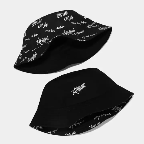 Solid Printed Wholesale Price Fashion Custom Logo Bucket Hat Unisex Double-Side-Wear Sun Cap - Image 4