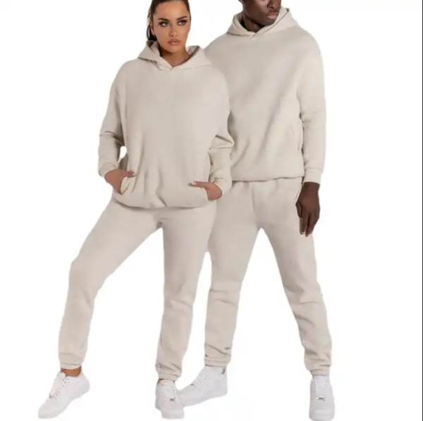 High Quality Custom Fitness Unisex Pullover Breathable Plain Sweatsuits OEM Supply - Image 5