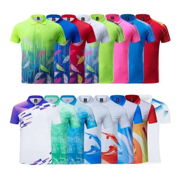 New Men's Sportswear Large Size T-Shirt Polo Sublimated Digital Printing Golf Shirts