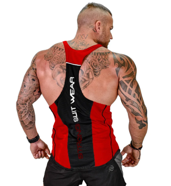 Training Running Fitness High Quality Shirt Stringer Custom Gym Vest Singlet Workout Tank Tops for Men