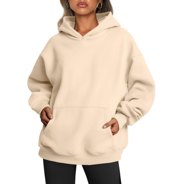 Bulk Manufacturing Customized 320-500gsm Women's Blank Designer Pullover Fleece Hoodies