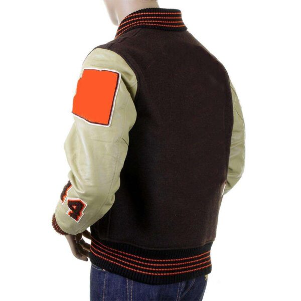 OEM Factory Price Custom Embroidery Patches Letterman Jacket Wholesale For Men - Image 3