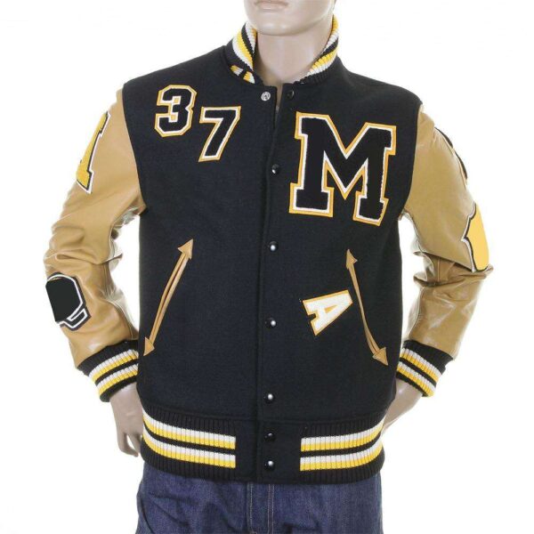 OEM Factory Price Custom Embroidery Patches Letterman Jacket Wholesale For Men