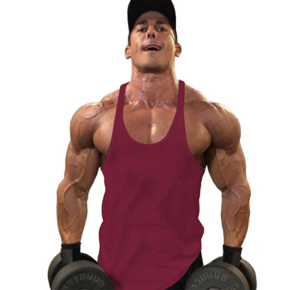 Wholesale Custom Logo Mens Tank Tops Fitness Wear Outwork Sleeveless Men Stringers