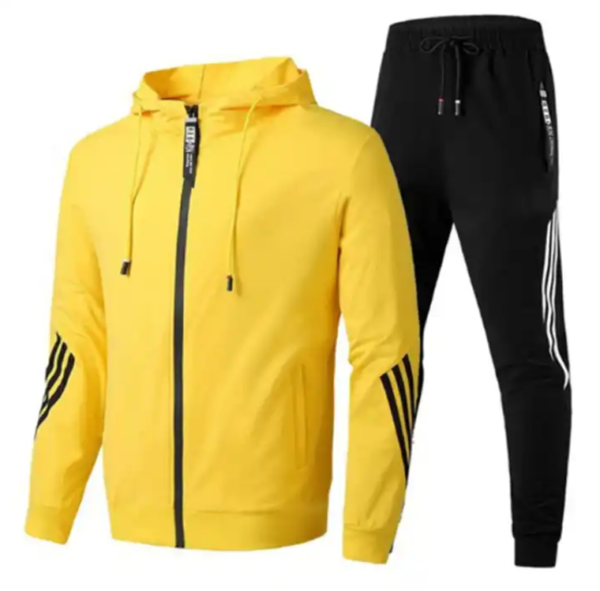 Workouts Slim Fit Gym Clothing Two Piece Sportswear Tracksuit Set For Men & Women