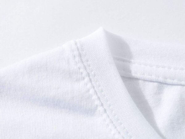 Factory Made High Quality Men's Plain Customizable WhiteT Shirts 100% Cotton Blanks Shirt - Image 3