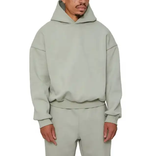 Outgoing Plain Dyed Heavyweight Drop Shoulder 100% Cotton Oversized Sweatsuits